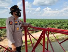 Patroli Karhutla, Polsek Bandar Sei Kijang Manfaatkan Tower Pemantau