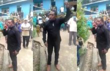 Video Edo Kondologit mengamuk akibat adiknya meninggal dalam tahanan