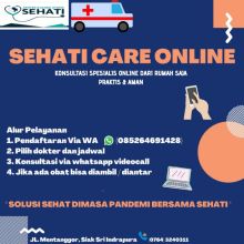 Kabar Gembira Di Siak Kini Bisa Konsultasi Dengan Dokter Spesialis Klinik Utama Sehati Secara Online, Berikut Prosedurnya (foto/lin)