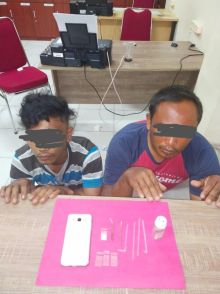 Sat Res Narkoba Polres Siak Kembali Menangkap 2 Orang Pemuda Tualang Terkait Penyalah Gunaan Narkotika (foto/int)