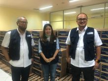 Pimpinan Nabila Production saat foto bersama dengan staf khusus menteri pariwisata