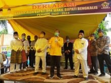 Syamsuar saat menghadiri Deklarasi Esa