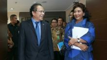 Ekonom senior Rizal Ramli dan mantan Menteri Perikanan dan Kelautan Susi Pudjiastuti. Foto: int 