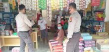 Polsek Langgam Lakukan Patroli C3 dan Sosialisasi Protokol Kesehatan di Pasar Segati