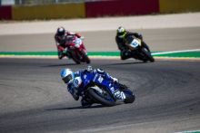 Pebalap World Supersport 600 (WorldSSP) dari tim bLU cRU Yamaha WorldSSP by MS Racing, Galang Hendra