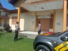 Ciptakan Situasi Kondusif Jelang Pilkada Serentak, Polsek Pangkalan Lesung Gelar Patroli