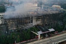 Gedung Kejaksaan Agung terbakar beberapa waktu lalu