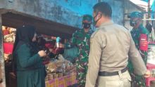 Satgas Percepatan Penanganan Covid-19, Patroli di Pasar Terapung Tembilahan (foto/int)
