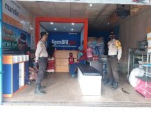 Jelang Pilkada di Kabupaten Pelalawan, Personil Polsek Kuala Kampar Gelar Patroli Rutin