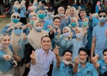 Barisan milenial pendukung MANTAP