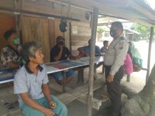 Polsek Langgam Patroli C3 dan Sosialisasi Antisipasi Penyebaran Covid-19