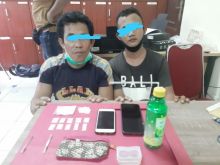 Dua Orang Diduga Bandar Sabu Diamankan Polres Siak (foto/lin)