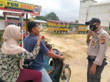 Gelar Operasi Yustisi, Polsek Bunut Jalankan Perbup Disiplin Protokol Kesehatan