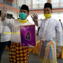 Pasangan ESA mendapat nomor 4 pada pilkada Bengkalis 2020