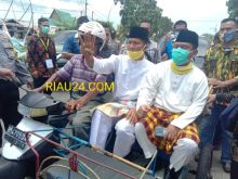 Sosok Paslon ESA saat menggunakan Bentor ke KPU