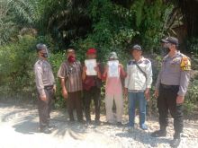 Cegah Karhutla, Polsek Pangkalan Kuras Sosialisasikan Maklumat Kapolda Riau