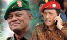 Kolase foto Luhut Binsar dan Gatot