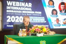 Ketua Panitia Penyelenggara Prof Dr H Yusri Munaf SH MHum 