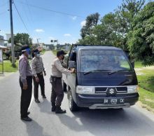 Polsek Bunut Gelar Operasi Yustisi di Jalan Lintas Bono
