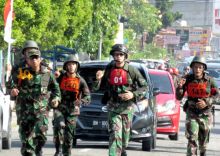 Hari Pertama Pelaksanaan Laso, Yonko 462 Paskhas Laksanakan Lintas Medan dan Ujian Navrad