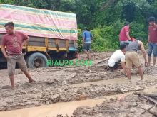 Kondisi Jalan di Pulau Rupat, Kab. Bengkalis