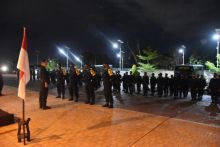 Antisipasi Unras, 100 Personil Sat Brimob Polda Riau BKO Polda Metro Jaya