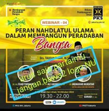 Viral Webinar PKS Catut Logo NU Tanpa Izin, Netizen: Harusnya Disomasi (foto/int)