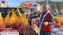 Aktivis Indonesia di Palestina Ini Borong Kurma Pedagang Gaza, Dibagikan Gratis Untuk Anak Yatim (foto/int)