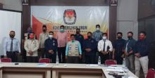 Tim Paslon 03 MANTAP kunjungi KPU Pelalawan