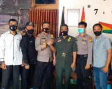 Pererat Silahturrahmi, Wakapolres Inhil Kunjungi DPD LMR Inhil (foto/rgo)