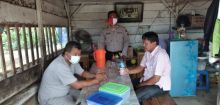 Cegah Penyebaran Covid-19, Polsubsektor Pelalawan Sosialisasikan AKB