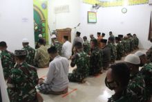 Himbauan Bupati, Kodim 0314 Inhil Gelar Doa dan Dzikir Bersama (foto/rgo)