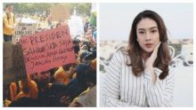 Namanya Dibawa-bawa Saat Demo Tolak Omnibus Law UU Cipta Kerja, Ini Isi Hati Anya Geraldine (foto/int)