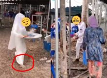 Viral Pengantin Bawa Piring Kotor dan Kakinya Jadi Kotor, Netizen Bilang Begini (foto/int)