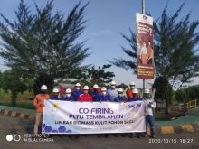 PT PJB UBJOM Luar Jawa 2 PLTU Tembilahan Uji Co-firing Dengan Campuran Kulit Pohon Sagu (foto/int)