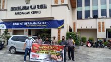 Polsek Pangkalan Kerinci Sapu Bersih Pungli di Kantor Pajak