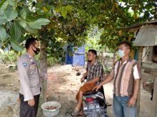 Cegah Penyebaran Covid-19, Polsubsektor Pelalawan Sosialisasikan AKB