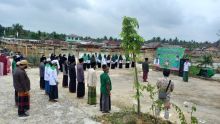 Apel peringatan Hari Santri di RA Kopi Aren