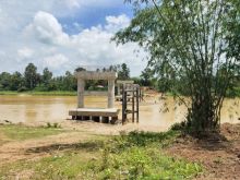 Kelanjutan Pembangunan Jembatan Gunung Toar, Hanya Menunggu Rangka Baja (foto/zar)
