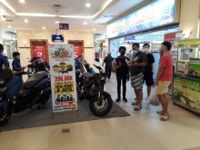 Pameran Yamaha di Mal Pekanbaru