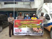 Polsek Pangkalan Kerinci Lakukan Giat Saber Pungli