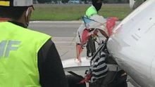 Layang-layang tersangkut di pesawat Citilink