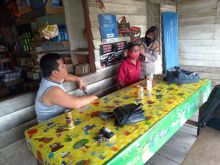 Putus Mata Rantai Penyebaran Covid 19, Polwan Polsek Teluk Meranti Sosialisasikan Adaptasi Kebiasaan Baru 