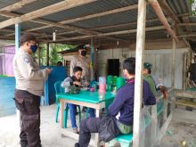 Polsek Langgam Gelar Patroli C3 dan Sosialisasi Antisipasi Penyebaran Covid-19