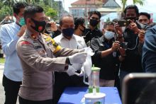 Polres Inhil Musnahkan 1 Kilogram Sabu dan 47 Butir Pil Ekstasi (foto/rgo)