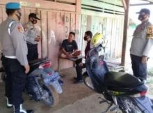 Putus Mata Rantai Penyebaran Covid-19, Polsek Pangkalan Lesung Gelar Operasi Yustisi