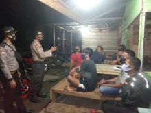 Personil Polsek Teluk Meranti Laksanakan Operasi Yustisi Bersama TNI dan Satpol PP 