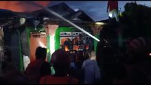 Musibah Kebakaran di Jalan Sederhana Tembilahan Hulu, Dua Unit Rumah Hangus Terbakar (foto/rgo)