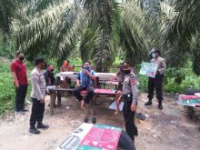 Polsek Bandar Sei Kijang Lakukan Himbauan Protokol KesehatanPada Anggota SPSI