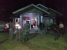 Kanit Binmas Polsek Teluk Meranti Periksa Kesiapan Protokol Kesehatan di Lokasi Kampanye